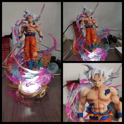 Ultra Instinct Goku Light-Up Statue