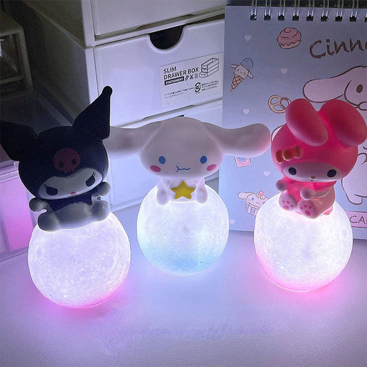 Kawaii Kuromi Cinnamoroll Night Light