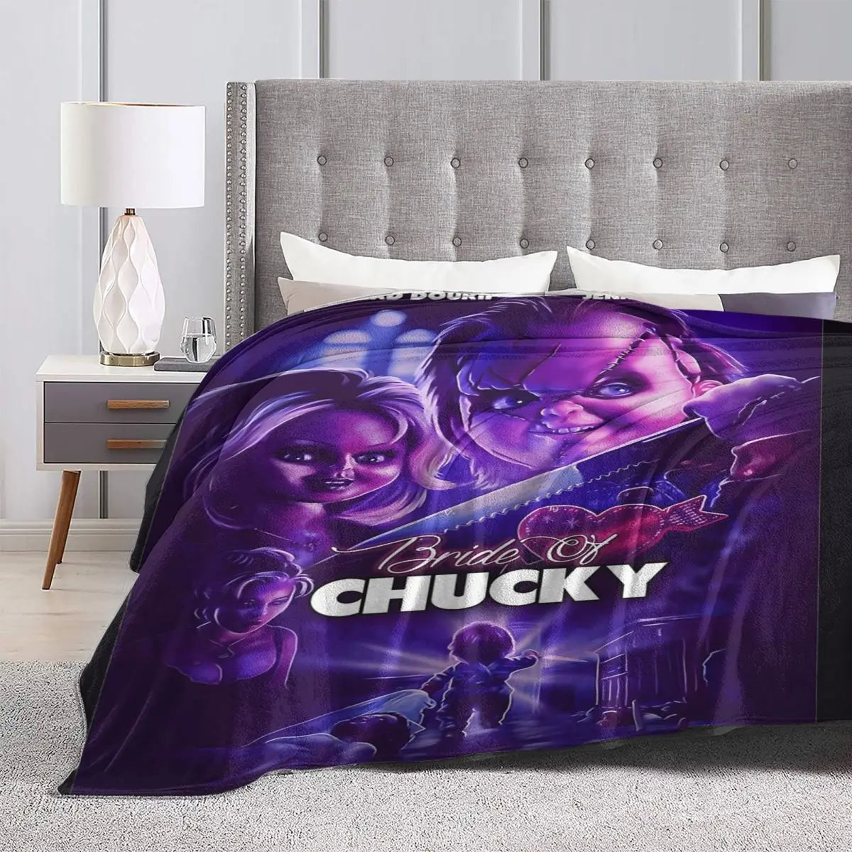 Bride Of Chucky Blankets