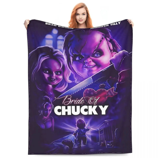 Bride Of Chucky Blankets