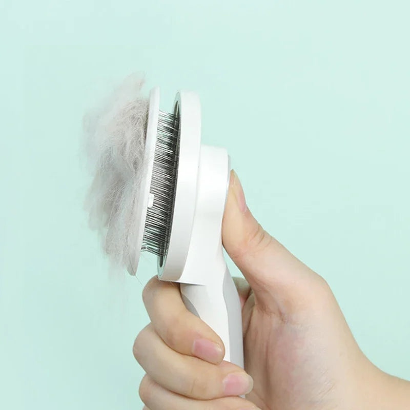 Pet Cat Brush Dog Comb Self Cleaning Slicker Brush