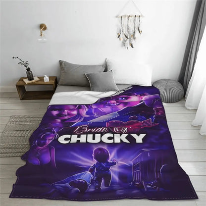 Bride Of Chucky Blankets