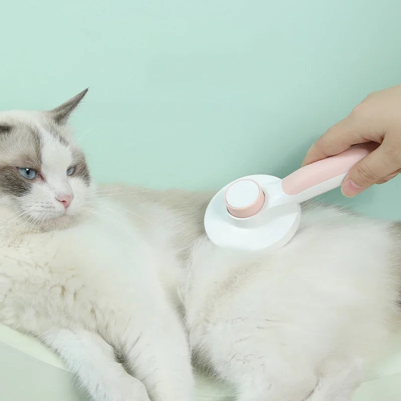 Pet Cat Brush Dog Comb Self Cleaning Slicker Brush