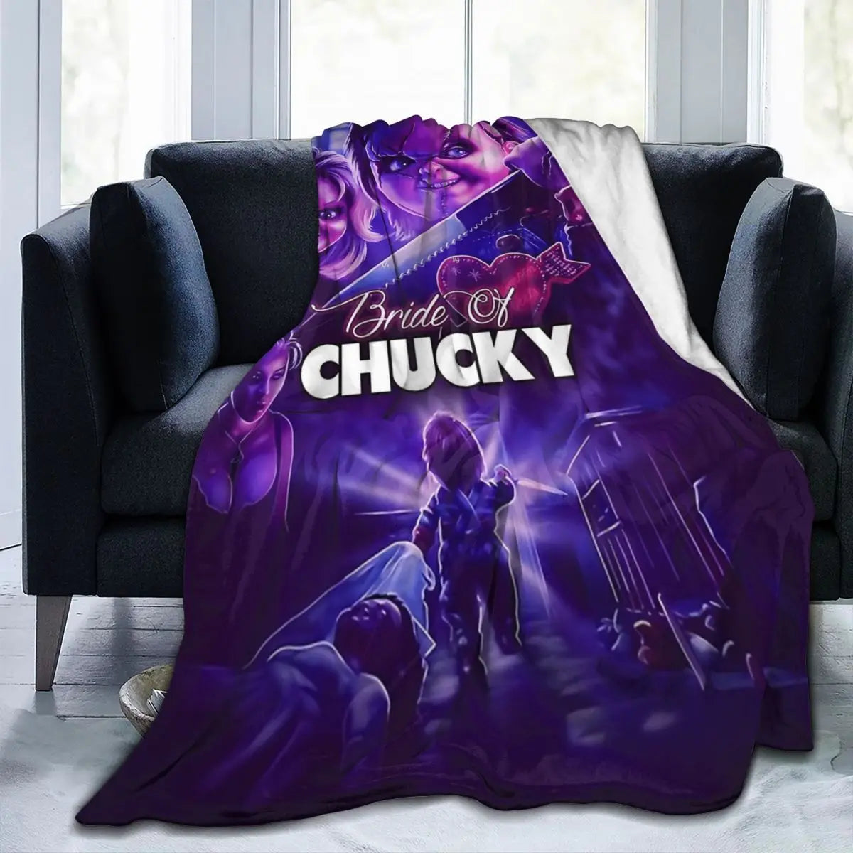 Bride Of Chucky Blankets