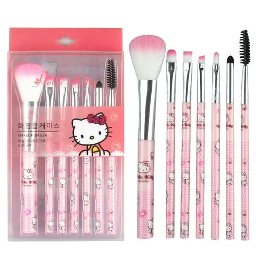 Makeup Brush Set Hello Kitty