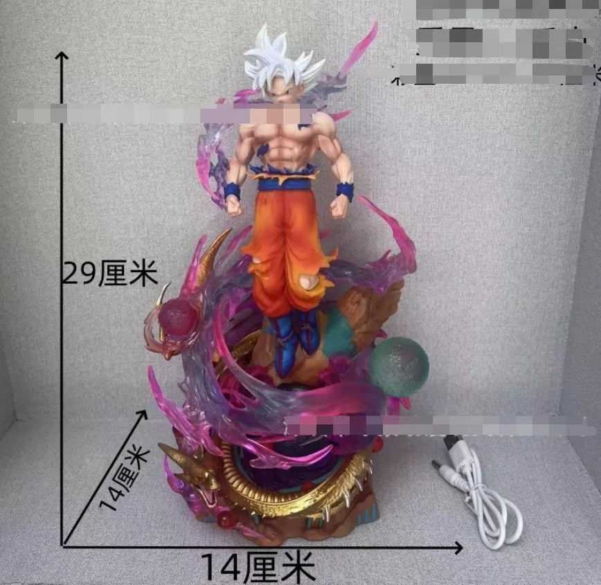 Ultra Instinct Goku Light-Up Statue